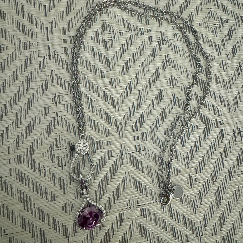 Bomb Party February Necklace on Hematite